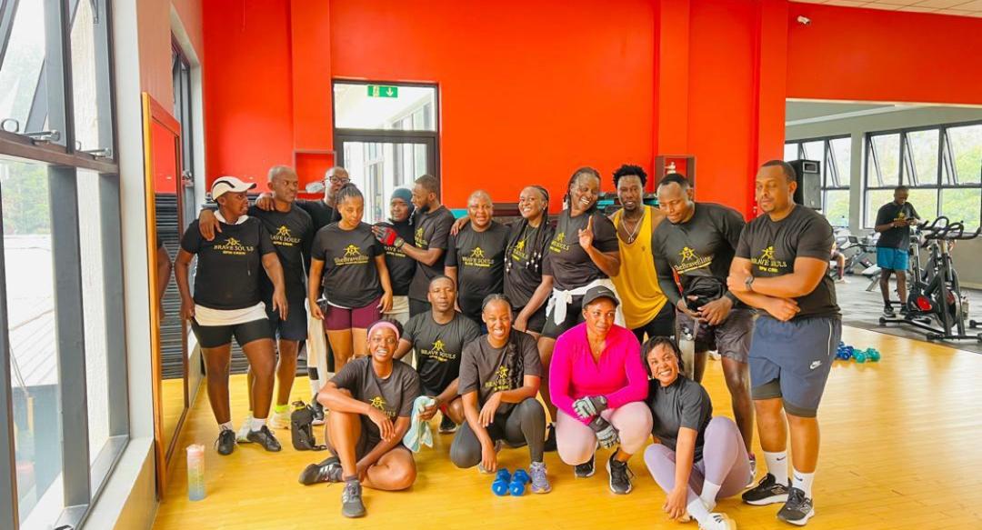 Brave Souls team together after training